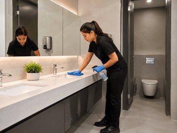 Office Bathroom Cleaning